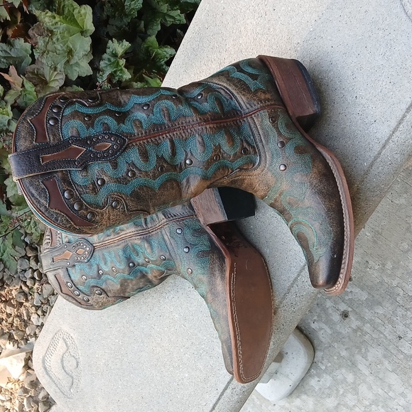 Justin Women's Marino Western Boot | Chocolate Sz 9 L4360 EUC - Picture 7 of 16